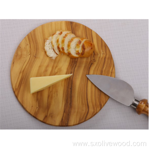 Olive Wood Round Cheese/Chopping Board
